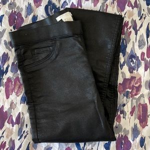 H&M stretch slightly shimmer black pant